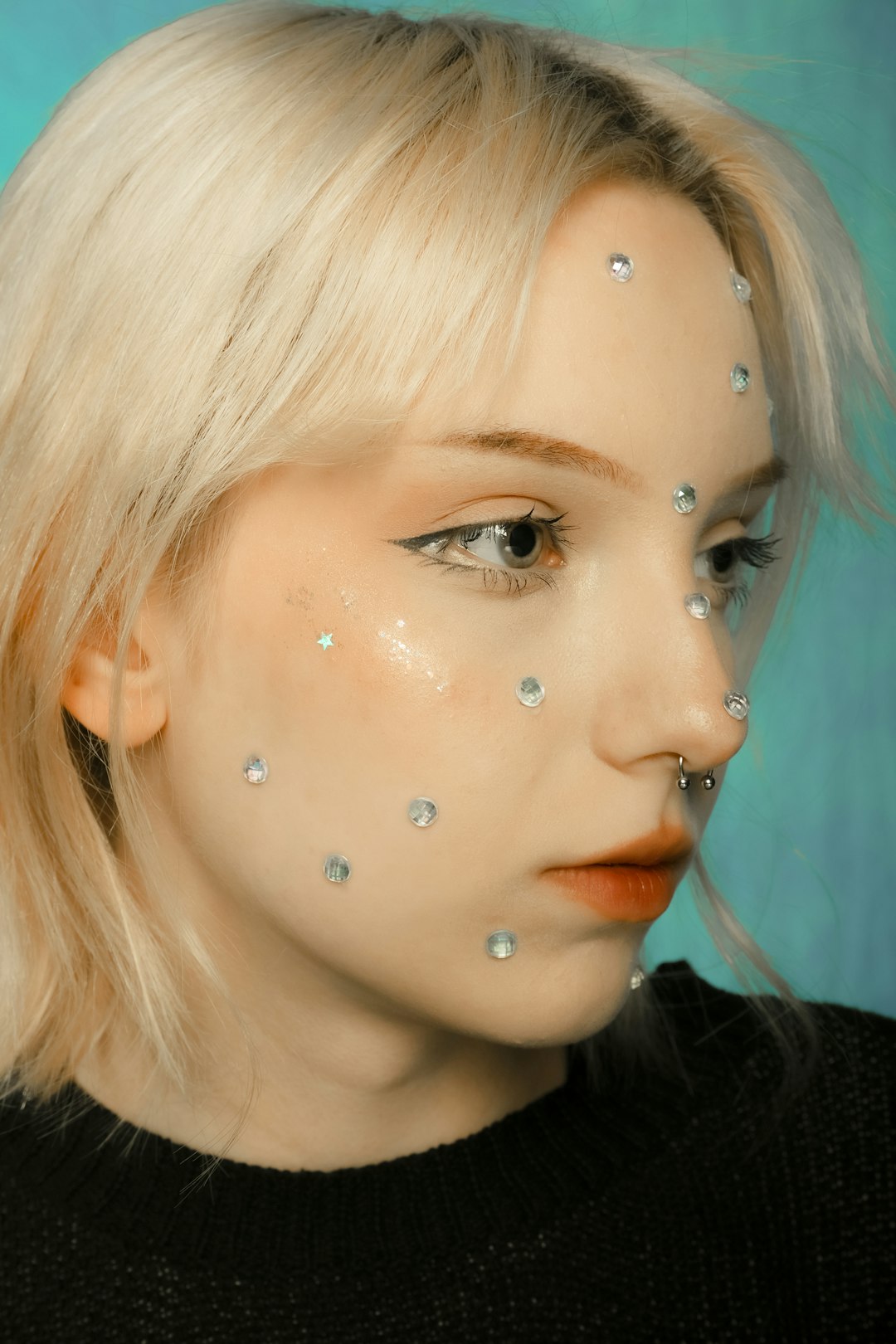 Advanced artificial skin surface close-up
